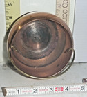 Vtg Small Copper Planter flower Pot W brass Handle   4 5  Dia X 5  Tall