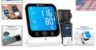 Smart Blood Pressure Monitor  Wide Cuff  App Connectivity