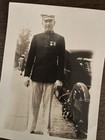 World War I Vintage Snapshot Photo Marine Corps Soldier Dress Blues Rare 