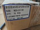 10 Pc Lot  Metric M20-2 5 X 90 Hex Head Cap Screw Zinc Plated Class 10 9 Bolts