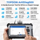     2026 Topdon Ad500 Obd2 Scanner Engine Abs Srs Ebp Sas Car Diagnostic Tool