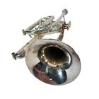 Capri By Getzen 580s 3-valve Silver Plate Professional Bb Cornet