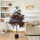 Craftydream 4ft Fall Plum Cimicifuga Stems Seeded Tree Artificial Thanksgiving