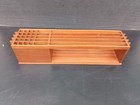 Vintage Mid Century Danish Modern Mcm Teak Wood Desk Organizer Letter Pen Holder