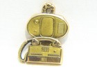 Rare Vintage 10k Yellow Gold 1960   s At t Picturephone Telephone Charm Or Pendant