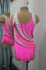 Girls Pink Sleeveless Rhythmic Gymnastics Leotard  120-130 Cm