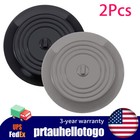 2pcs Silicone Rubber Drain Stopper Kitchen Sink Laundry Bathtub Floor Water Plug