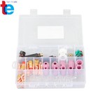 71pcs Tig Welding Torch Stubby Gas Lens  12 Pyrex Glass Cup Kit For Wp-17 18 26
