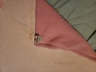 Absorba Baby Blanket Pink Dot  White Bear Cutie 34 X 30  Euc 