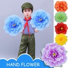 2pc Kindergarten Dance Handflower Props Peony Opening Ceremony Performance 55cm