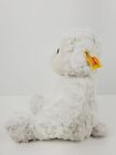 Hansa Little Lamb Sheep Plush Animal 16  Crouching Laying Realistic Rare 4572