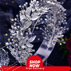 Premium Bridal Wedding Hair Jwellery High Quality Rhinestone Headwear Handmade