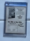 1954 New York Yankees Yearbook Cgc 6 5