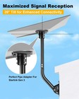 Starlink Gen 3 Mount 360  rotatable Wall roof pole Mounting Kit For Starlink S   