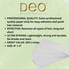 3  X 150 Paper Non Woven Epilating Waxing Strips Body Legs Professional Salon