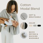 Toci Mom Nursing Cover Poncho For Breastfeeding  Breathable Privacy Poncho  3   
