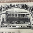 1894 Hestonville Mantua   Fairmount Passenger Railroad Stock Unissued Philly Pa