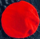 Rare 1980 Oscar De La Renta Boy Scouts Of America  Red Wool Beret Size M