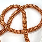 Copper Colored Heishi Beads Ethiopia