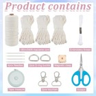  Diy Handbag Macrame Kit For Adults Beginners Boho Tassels Handbag Purse 