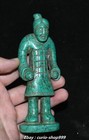 14cm Chinese Old Dynasty Turquoise Carved People Person Figure Amuelt Pendant