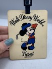 Vintage Walt Disney World Resort Mickey Mouse Golf Bag Tag Par Chart 