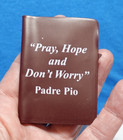Padre Pio Relic In Case Vintage