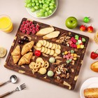End Grain Cutting Board Double Sided  Walnut Wood Cutting Boards Butcher Bloc   