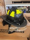 New Msa Black Cairns 880 Traditional Thermoplastic Fire Helmet With Nfpa Bourkes