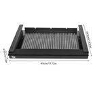 Under Desk Mounted Sliding Drawer Pull Out Tray For 17  Laptop Metal With Lock