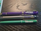 Pharmaceutical Lot - Zithro Drug Rep Promo Advertising Notepad Metal Pens Writes