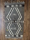 Rare Vintage Southwestern Handwoven Wool Poncho Blanket 49    X 26   