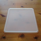 Tupperware Vintage Sheer 12  Square Seal Keeper Container With Lid  223 Jumbo