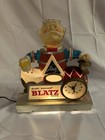 Vintage 1960s Blatz Beer Lighted Motion Clock Sign Nodder Plastic It All Works