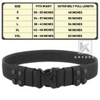 Krydex Tactical Police Security Guard Duty Belt Law Enforcement 2inch Outer Belt
