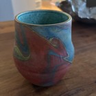 Vtg 1930-42 Mount Rushmore Tourist Swirl  Pottery No Stamp