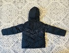 Boys kids Hooded Black Nike Size 6 Winter Coat jacket Puffer Long Sleeved
