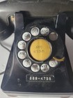 Vintage Bell System Black Western Electric F1 Rotary Dial Telephone Phone Read