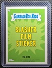 2019 Topps Garbage Pail Kids Slasher Film Sticker Normal Norman 11a