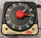 Time O Lite Ezc-73 Large Darkroom Enlarger Timer Glows  Tested And Working 
