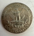 1964-d Washington Quarter Silver 25c Circulated Denver Us Coin