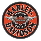 Harley-davidson Winged Bar   Shield Bar Stool Chrome Plated Hdl-12135