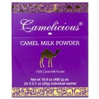 Camel Milk Powder Camelicious 1 Box 100  Natural - 24 Sachets X 20g  480g  Halal