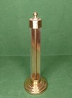 Vintage Conant Custom Brass Co  Standing Brass Thermometer   7 5 