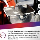 3m Marine Adhesive Sealant Fast Cure 5200  05220  Permanent Bonding And Sealing