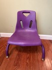 2 Jonti-craft Berries Toddler Child Chair Purple Sturdy Daycare Waiting Room