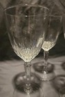 Vintage Luminarc Usa Crystal Water Goblets  Wine Glasses Set Of 4