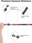 6 Pieces Eyeglass Holder Strap Eyeglass Chain Cord Lanyard For Women