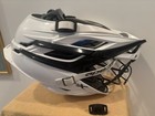 White With Black  Cascade Xrs Lacrosse Helmet With Black Mask Nice 