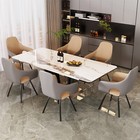Swivel Dining Chairs Set Of 2 Upholstered Dining Room Chair Microfiber Leather